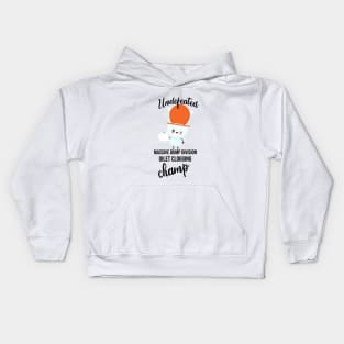 Undefeated Massive Dump Division Toilet Clogging Champ Kids Hoodie